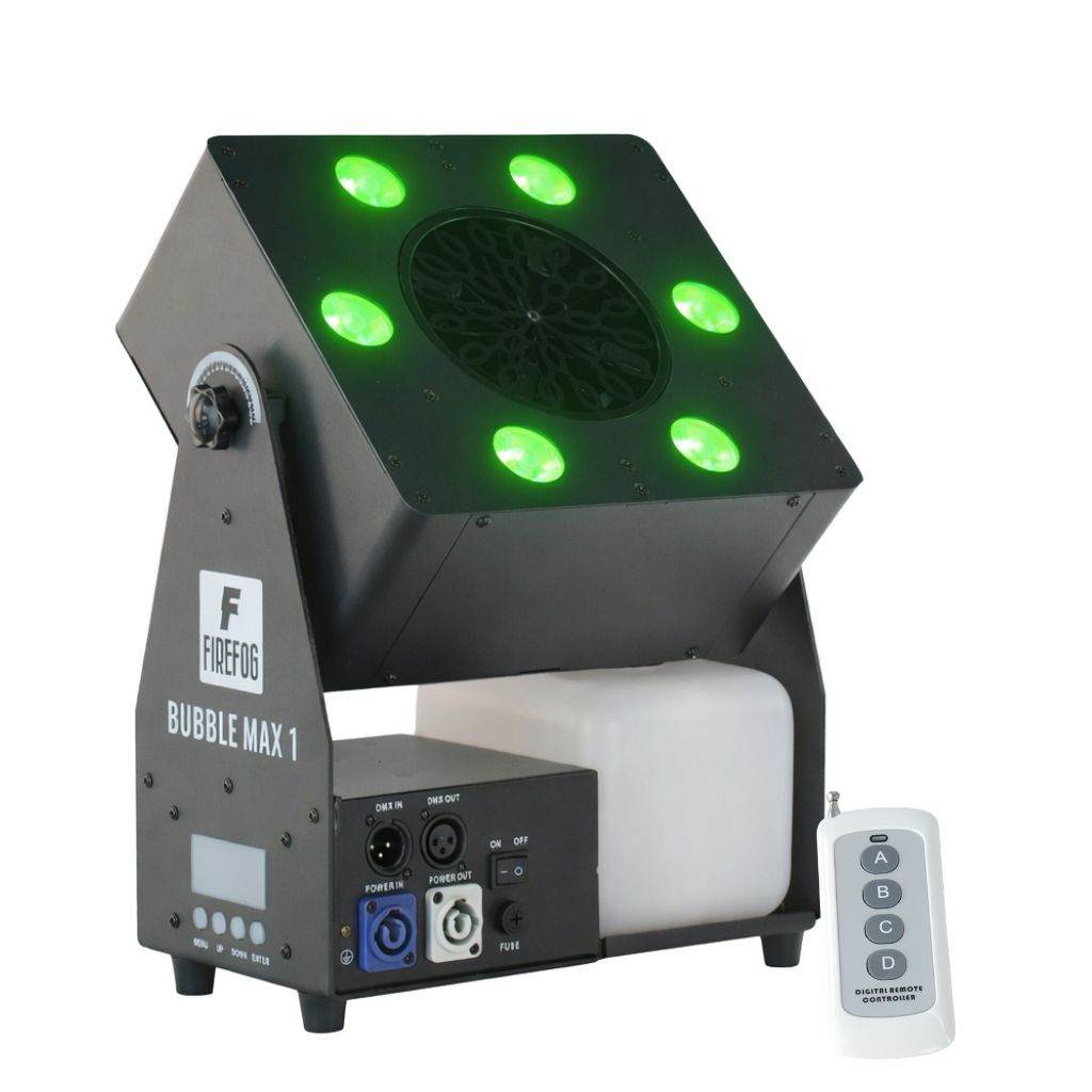 Firefog Bubble Max 1 macchina delle bolle con LED, DMX e telecomando