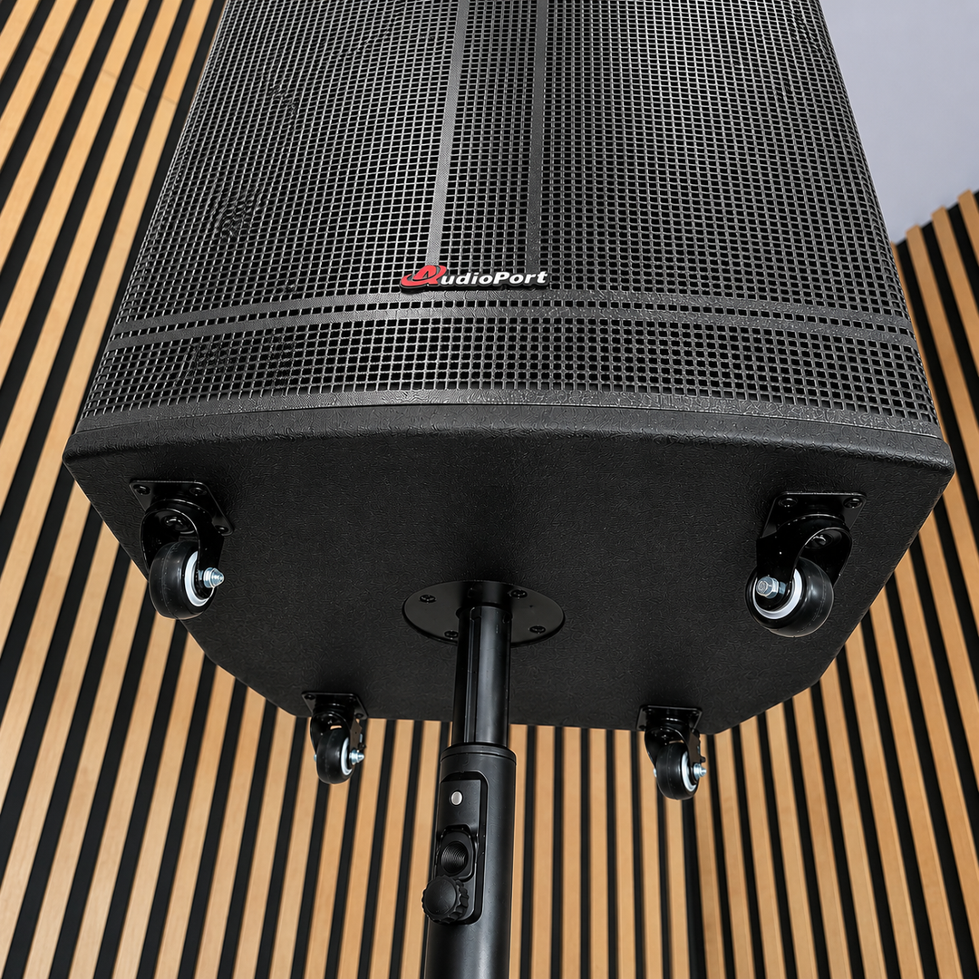 Audioport V15 altoparlante attivo portatile da 500 W con 2 microfoni