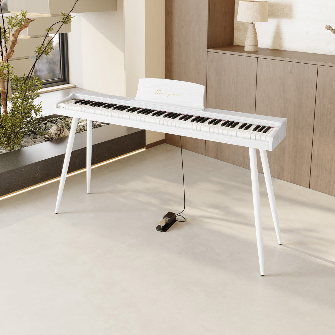 Digitalpiano Mielczewski Virelai con gambe, bianco
