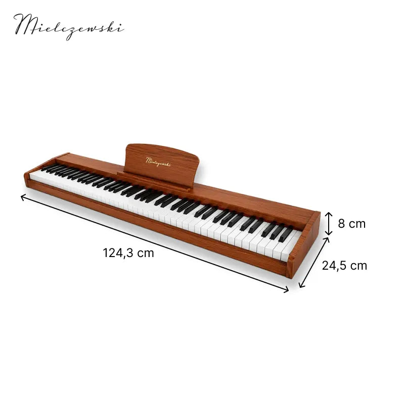 Mielczewski Canzona digitalpiano, mogano chiaro