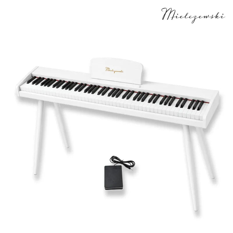 Mielczewski Canzonetta digitalpiano con gambe, bianco