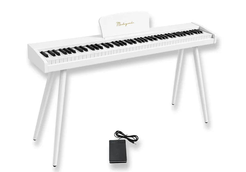 Mielczewski Canzonetta digitalpiano con gambe, bianco