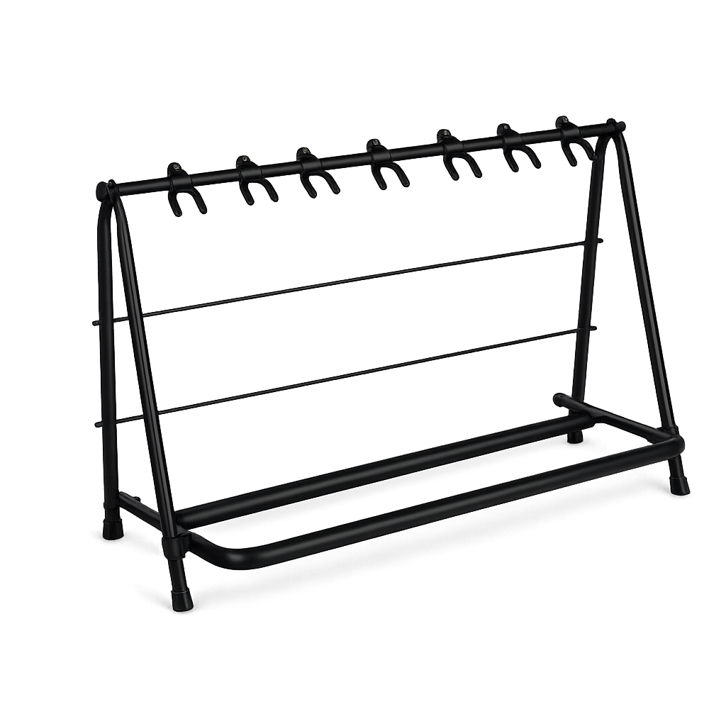 Supporto per 7 chitarre Hardman, pieghevole