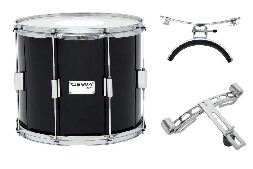 GEWA tamburo tenore 14" x 12", betulla laminata nera, senza cordiera