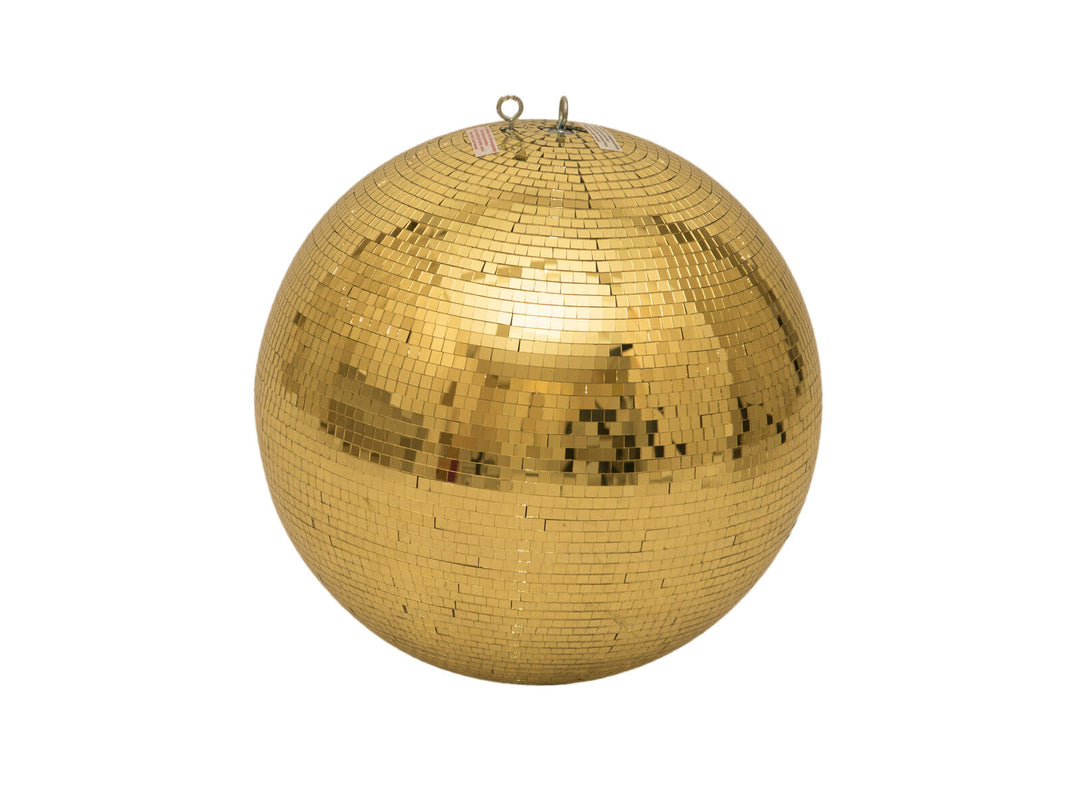EUROLITE Set sfera a specchi 50cm dorata con stand e cover nera per treppiede