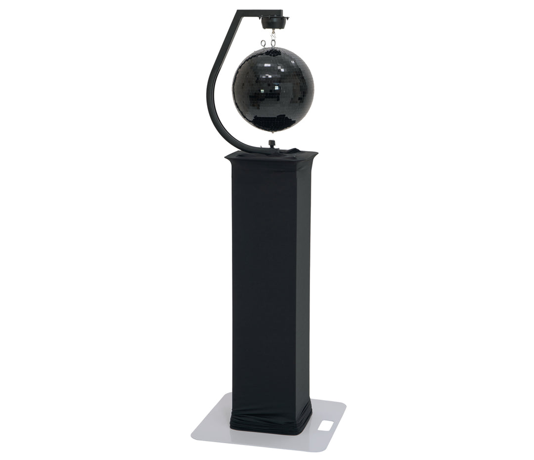 Supporto con Motore per Sfere Specchiate fino a 30cm (Nero)