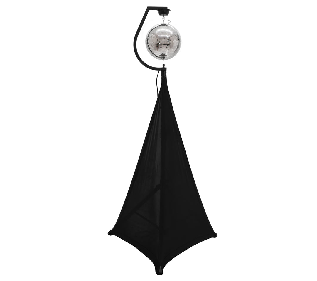Supporto con Motore per Sfere Specchiate fino a 30cm (Nero)