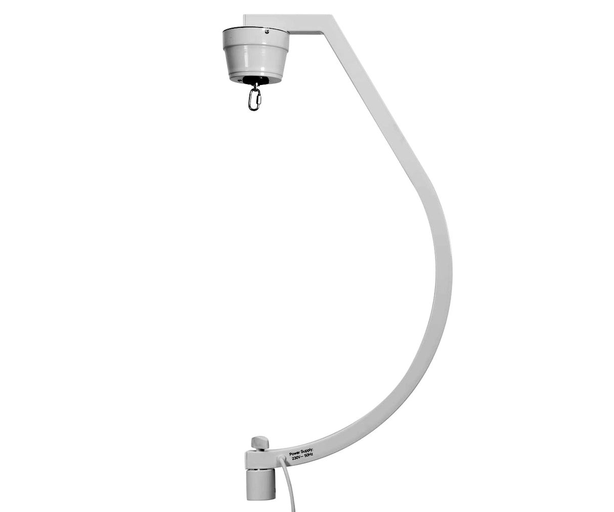 Holder with motor for mirror balls up to 50cm (White)