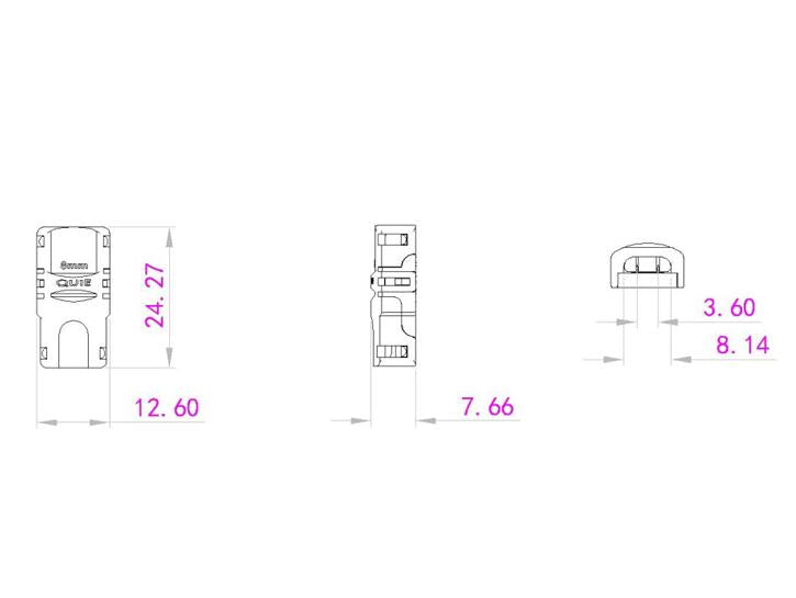 EUROLITE Striscia LED Connettore flessibile 2Pin 8mm