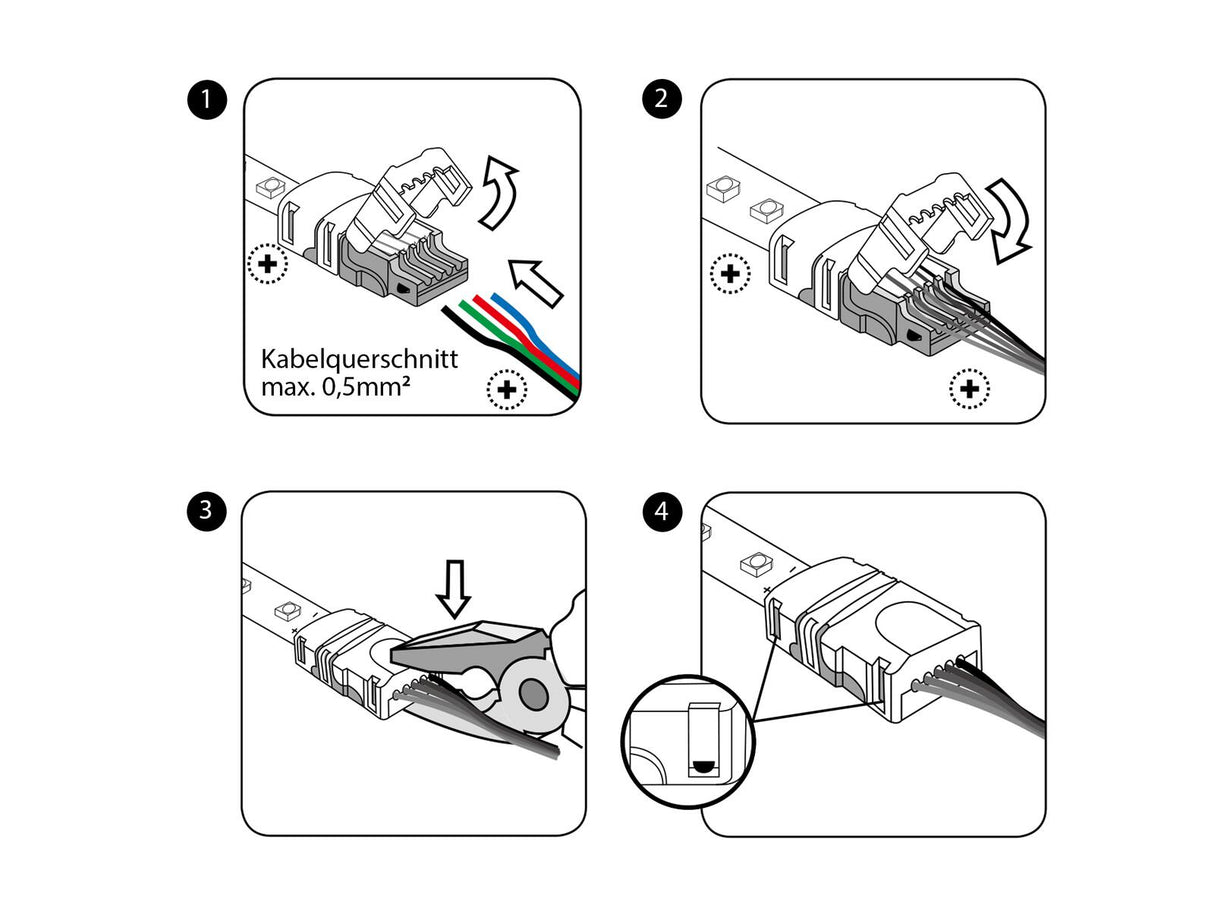 EUROLITE LED Strip Flexible Connector 4-pin 10mm