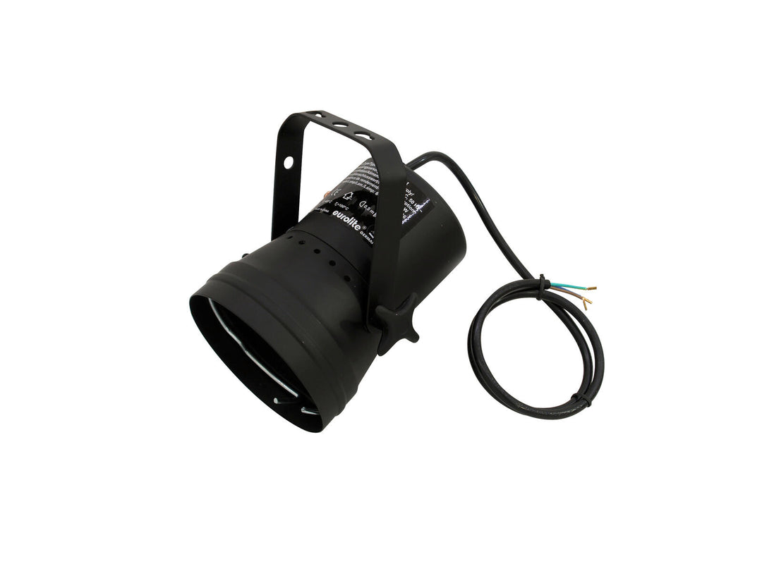 EUROLITE T-36 Pinspot con cavo, nero