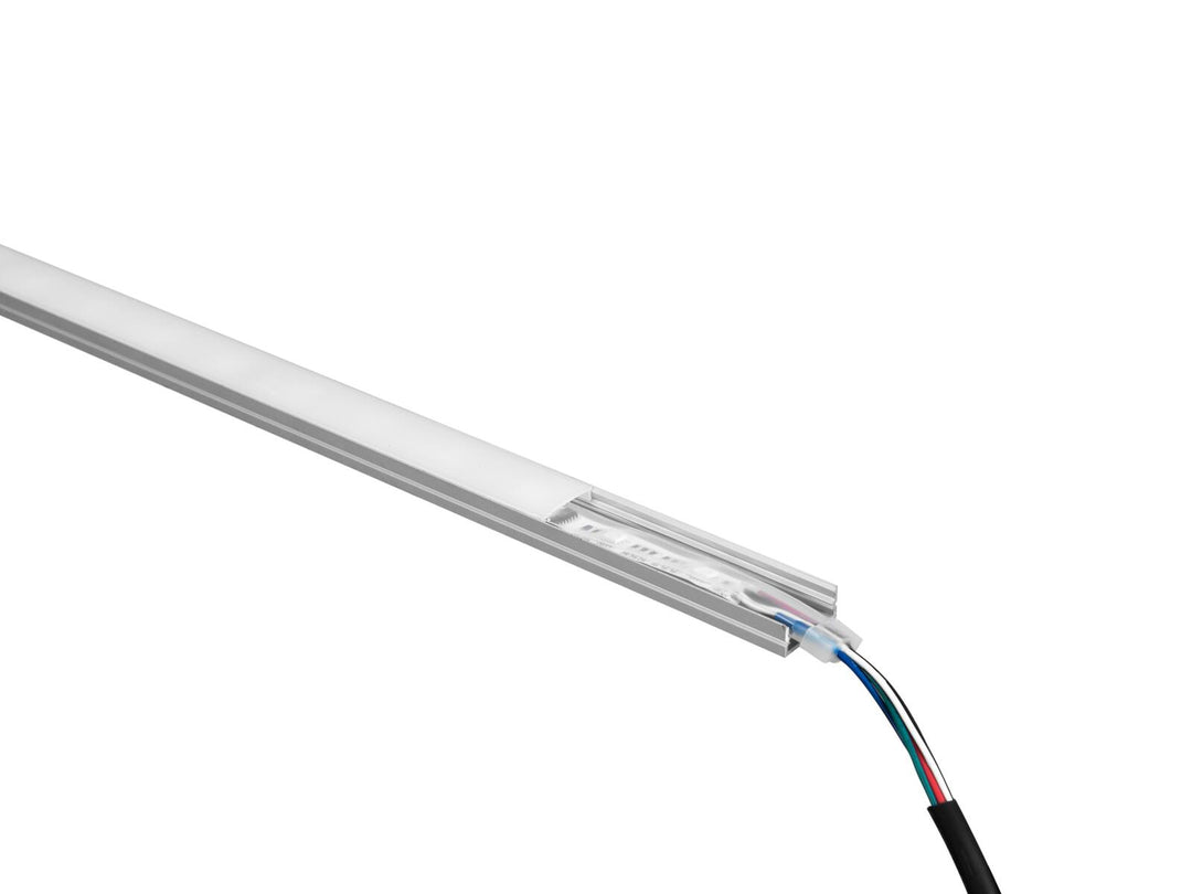 EUROLITE Profilo a U 20mm per striscia LED argento 2m