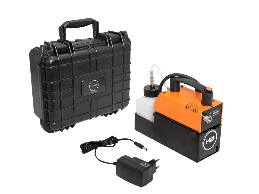 HAZEBASE PICCOLA macchina del fumo alimentata a batteria DMX