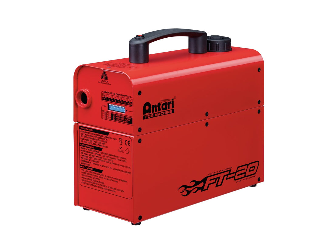 ANTARI FT-20X-B Macchina del Fumo Mobile (600W, Rosso)