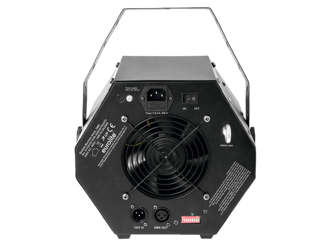 EUROLITE B-100 Macchina per bolle nera DMX