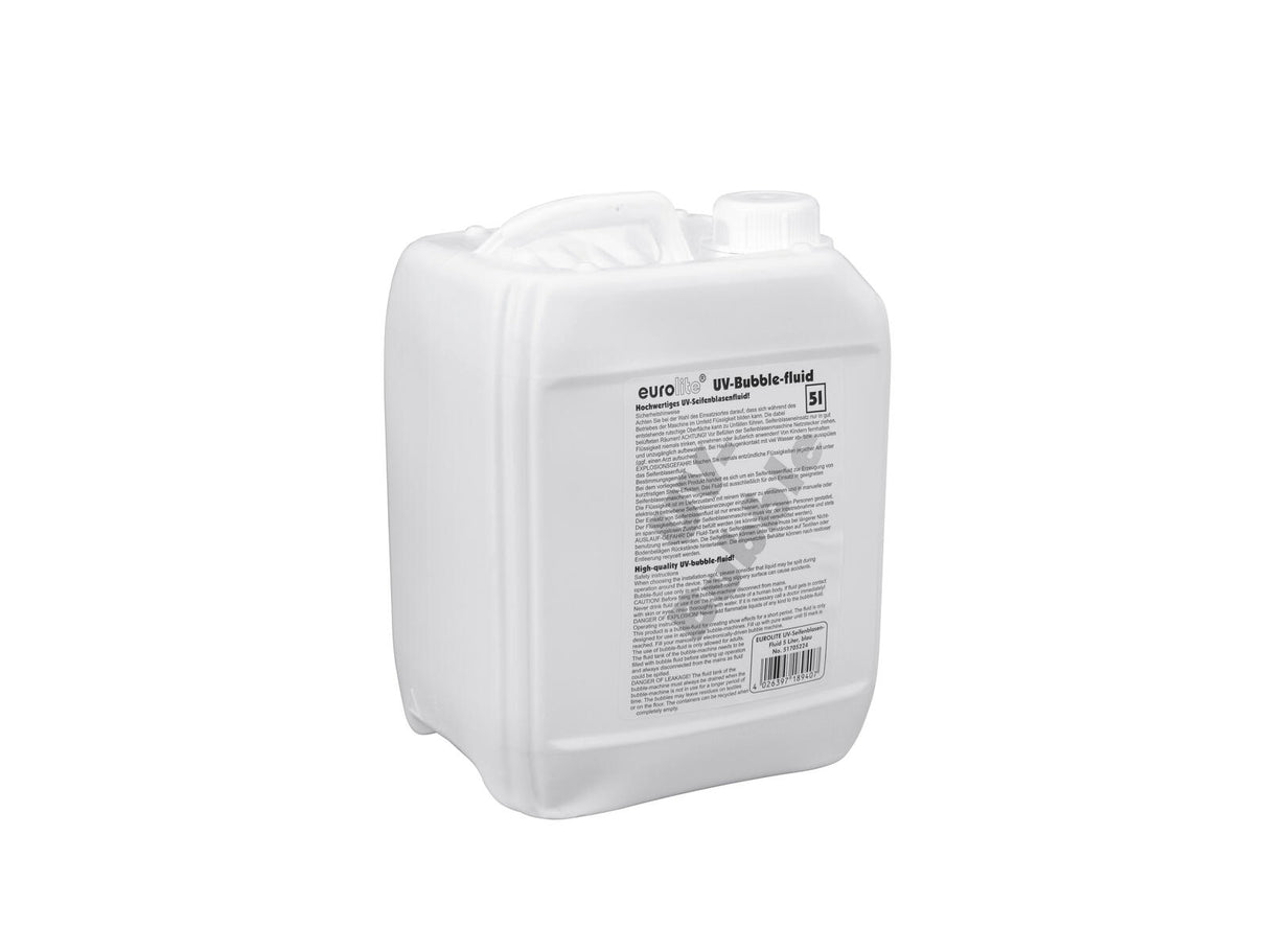 EUROLITE Set 3x UV Bubble Fluid 5l yellow + red + blue