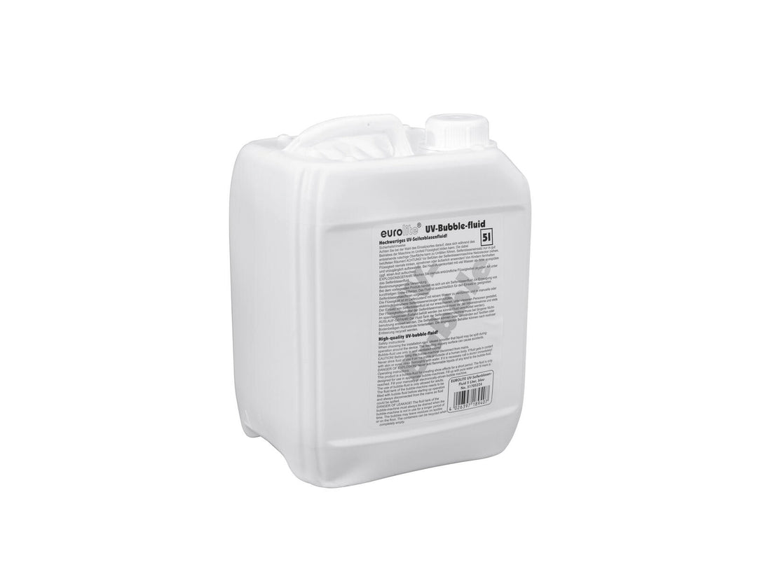 EUROLITE Set 3x UV Bubble Fluid 5l giallo + rosso + blu
