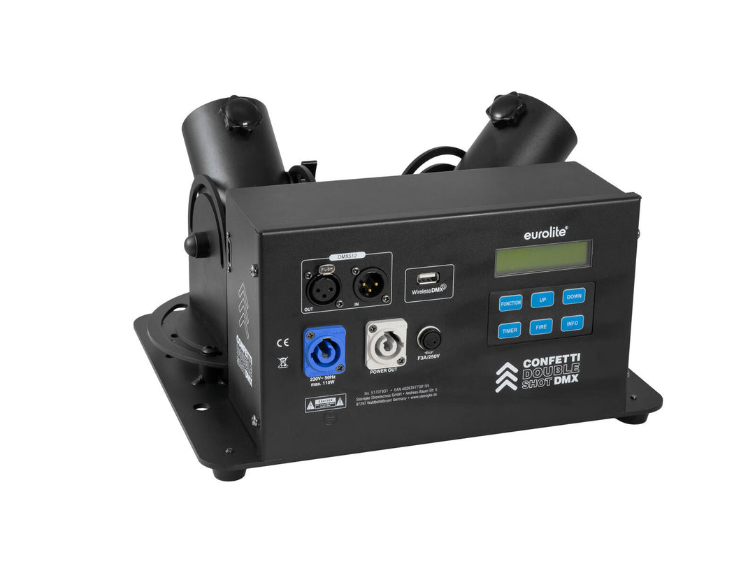 EUROLITE Doppio Lancio di Coriandoli DMX