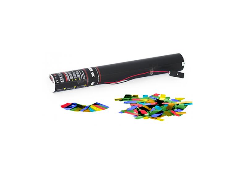 TCM FX Cannone elettrico per coriandoli 50cm, multicolore metallizzato