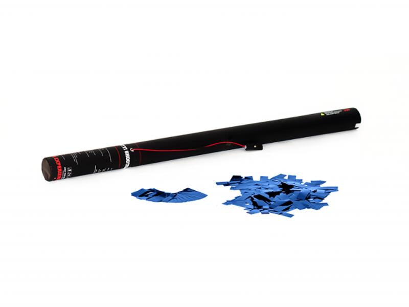 TCM FX cannone elettrico per coriandoli 80cm, blu metallizzato