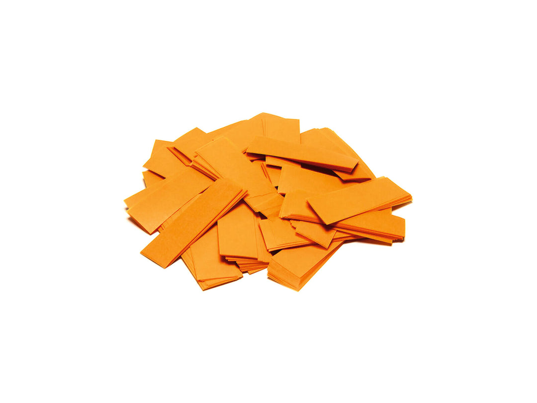 TCM FX Coriandoli Slowfall rettangolari 55x18mm, arancione, 1kg