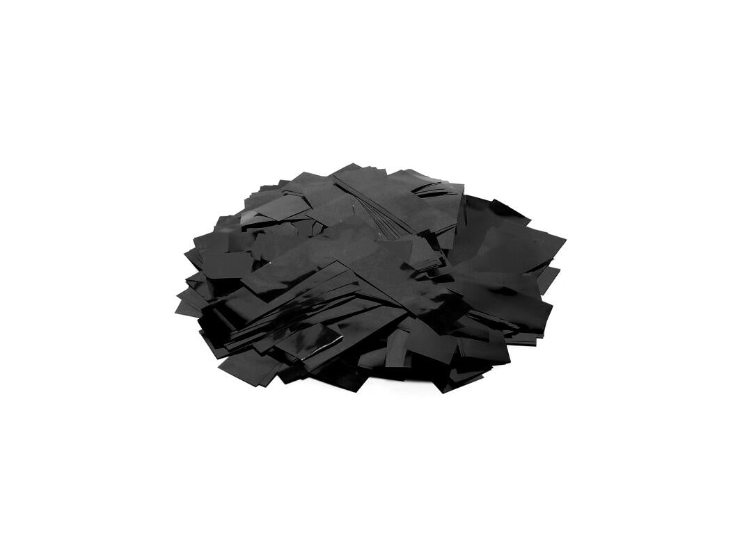 TCM FX Metallic Confetti rettangolare 55x18mm, nero, 1kg