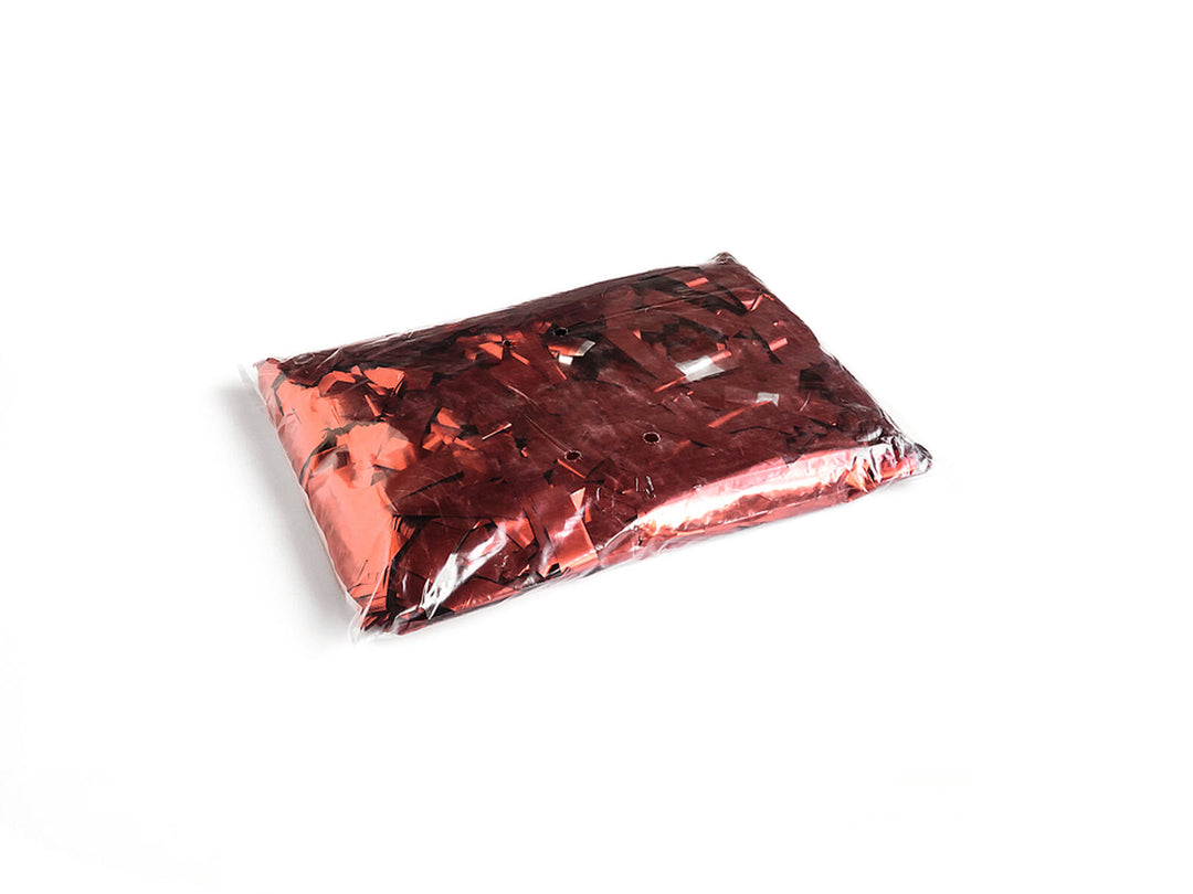 TCM FX Metallic Confetti rettangolare 55x18mm, rosso, 1kg