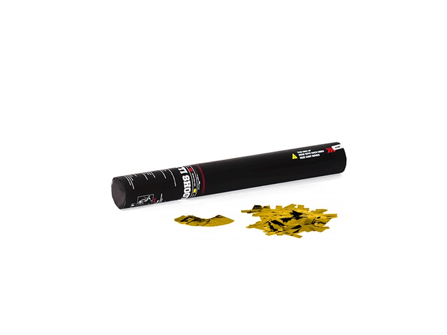 Cannoni Spara-Confetti Portatile (Oro, 28cm)