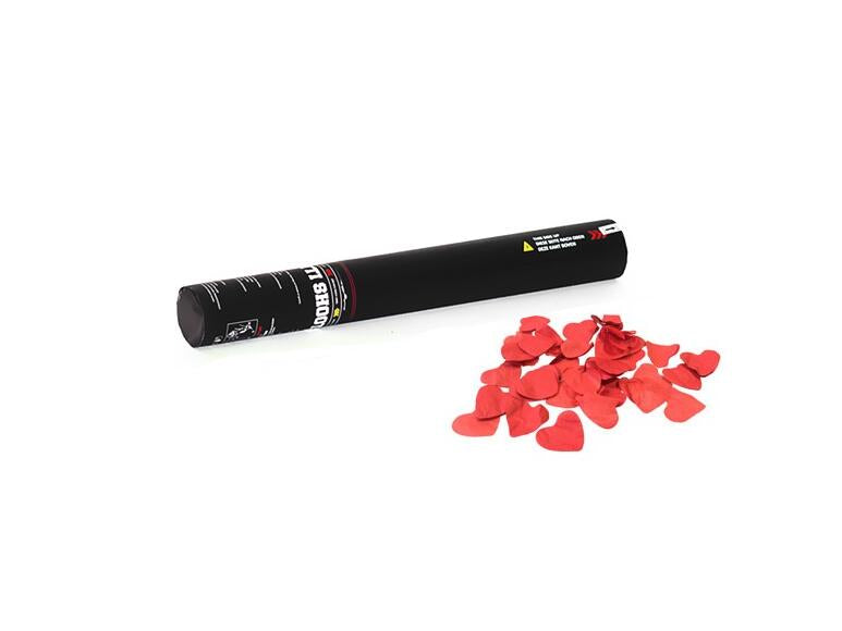 TCM FX Handheld Confetti Cannon 50cm, cuori rossi