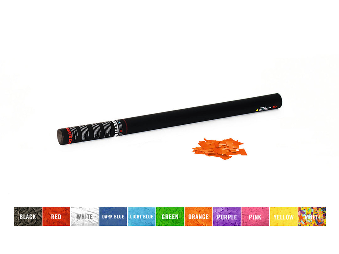 Cannone manuale per coriandoli TCM FX 80cm, arancione