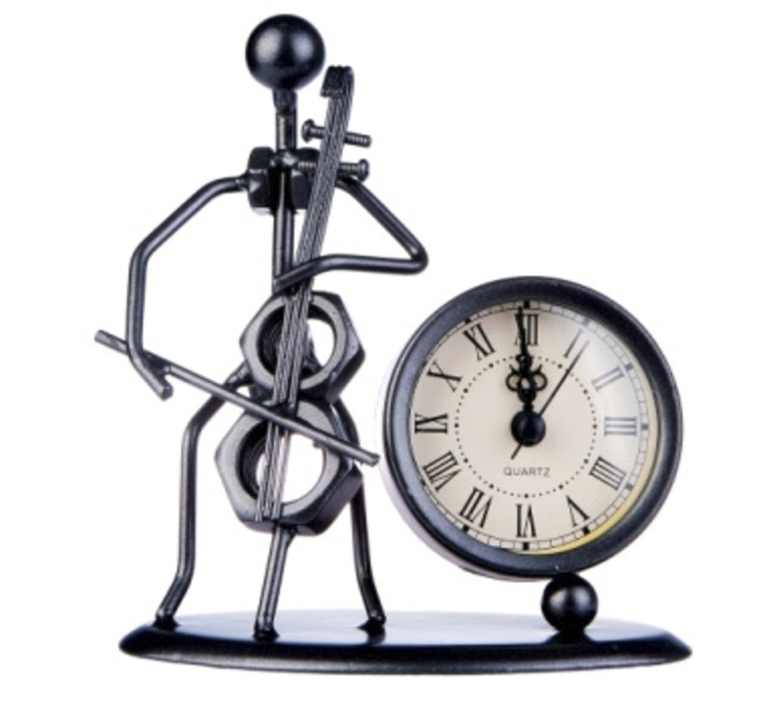 Scultura GEWA con orologio - Violoncello