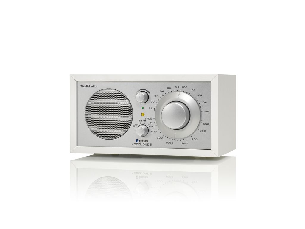 Tivoli Audio Model ONE BT Bluetooth Højtaler (Bianco, Argento)