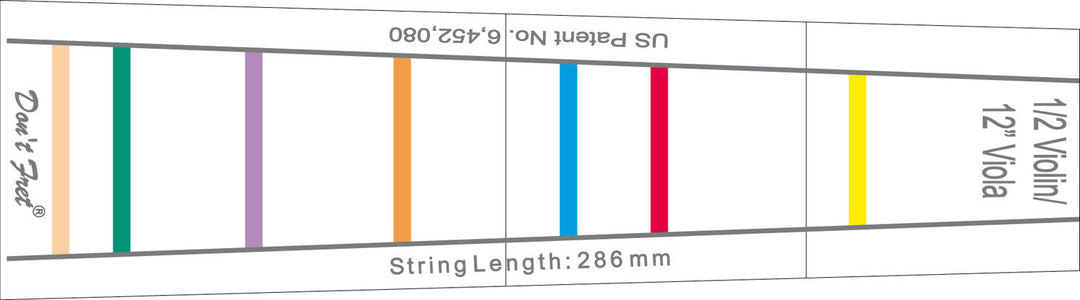 GEWA Fingerboard marking Don't Fret - 4/4 Violoncello
