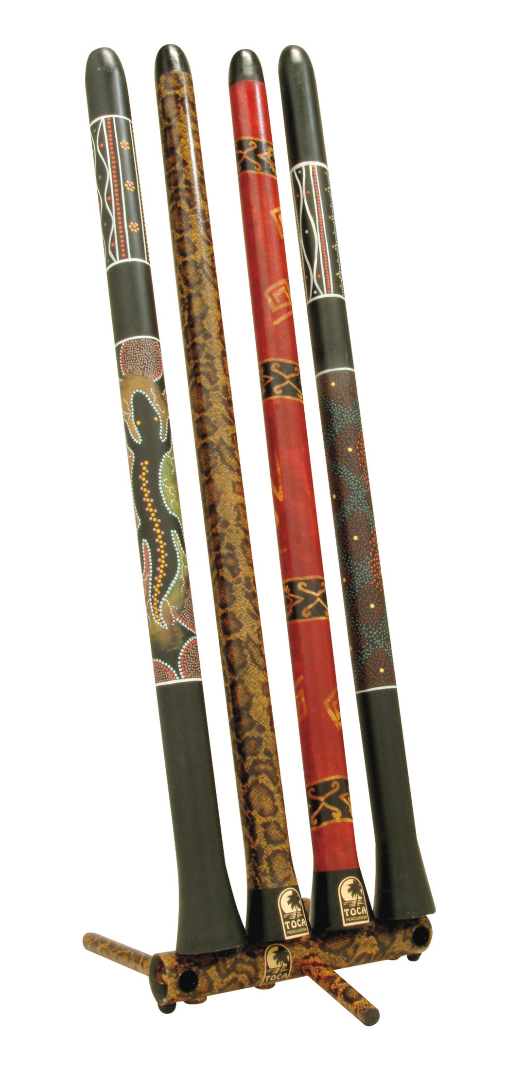 Toca World Percezione Duro Didgeridoos - Large (dipinto) (DIDG-DUROLG)