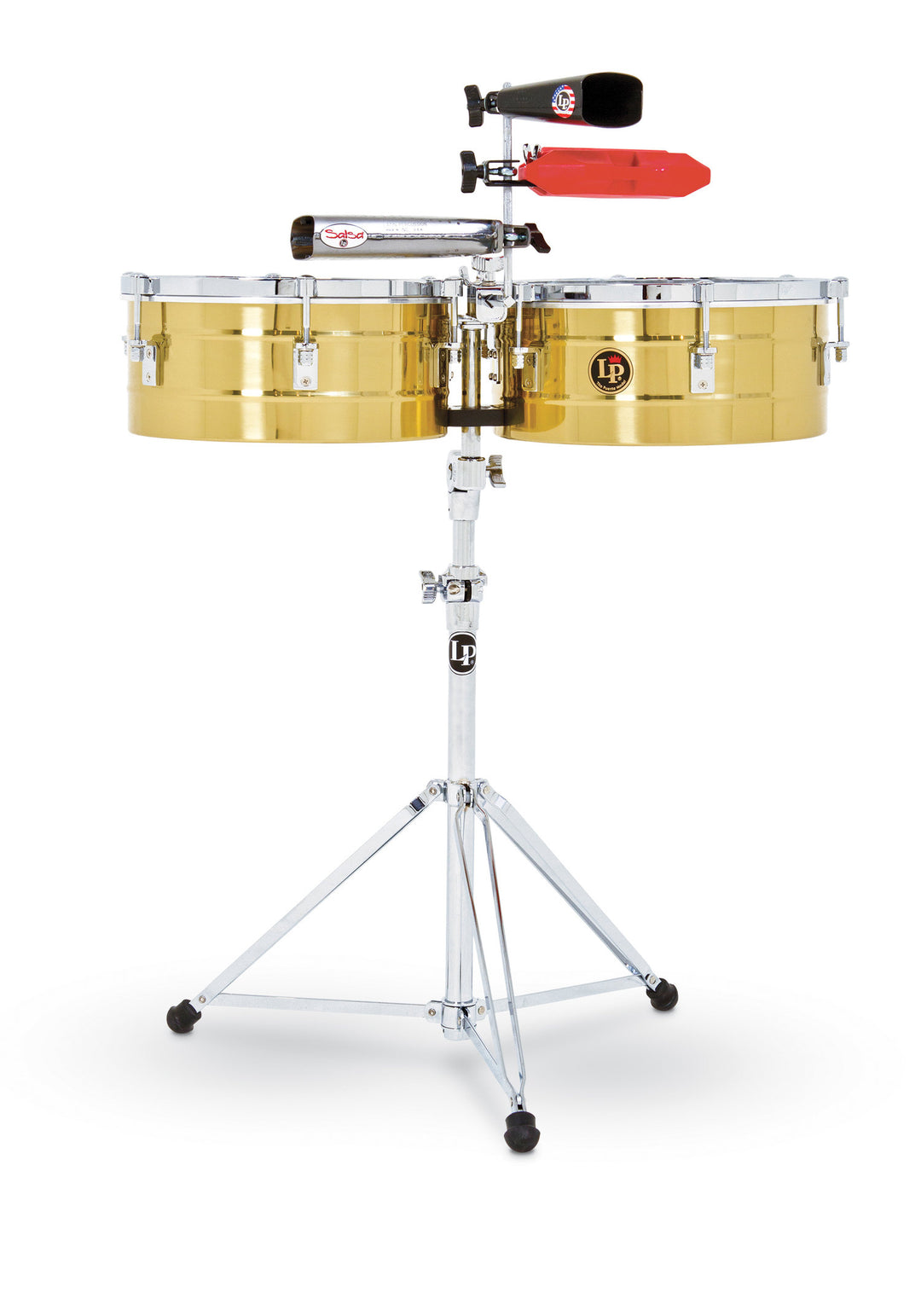 Latin Percussion Timbales Tito Puente in ottone massiccio - 13"/14" (LP256-B)