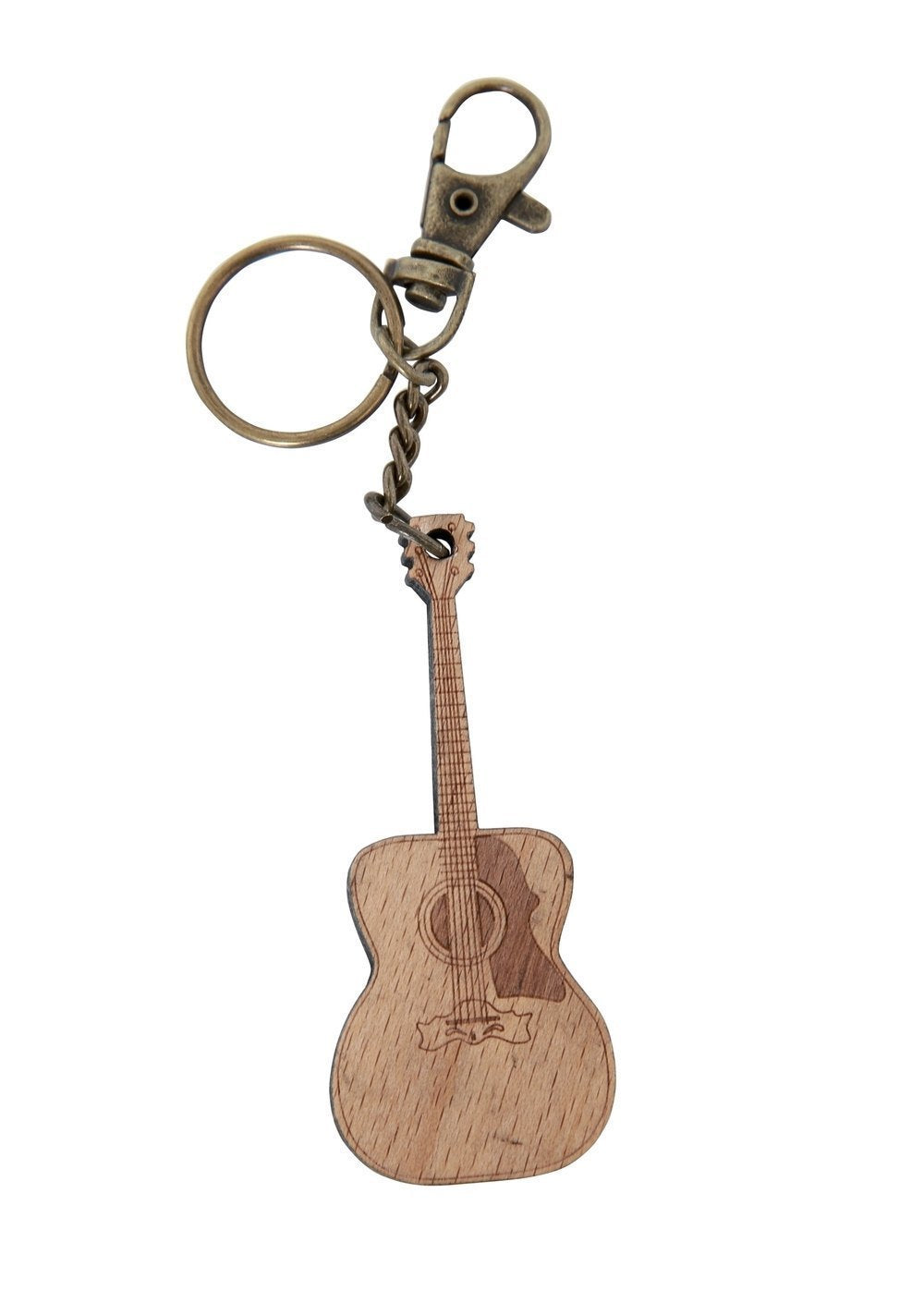 Portachiavi GEWA a forma di chitarra, legno