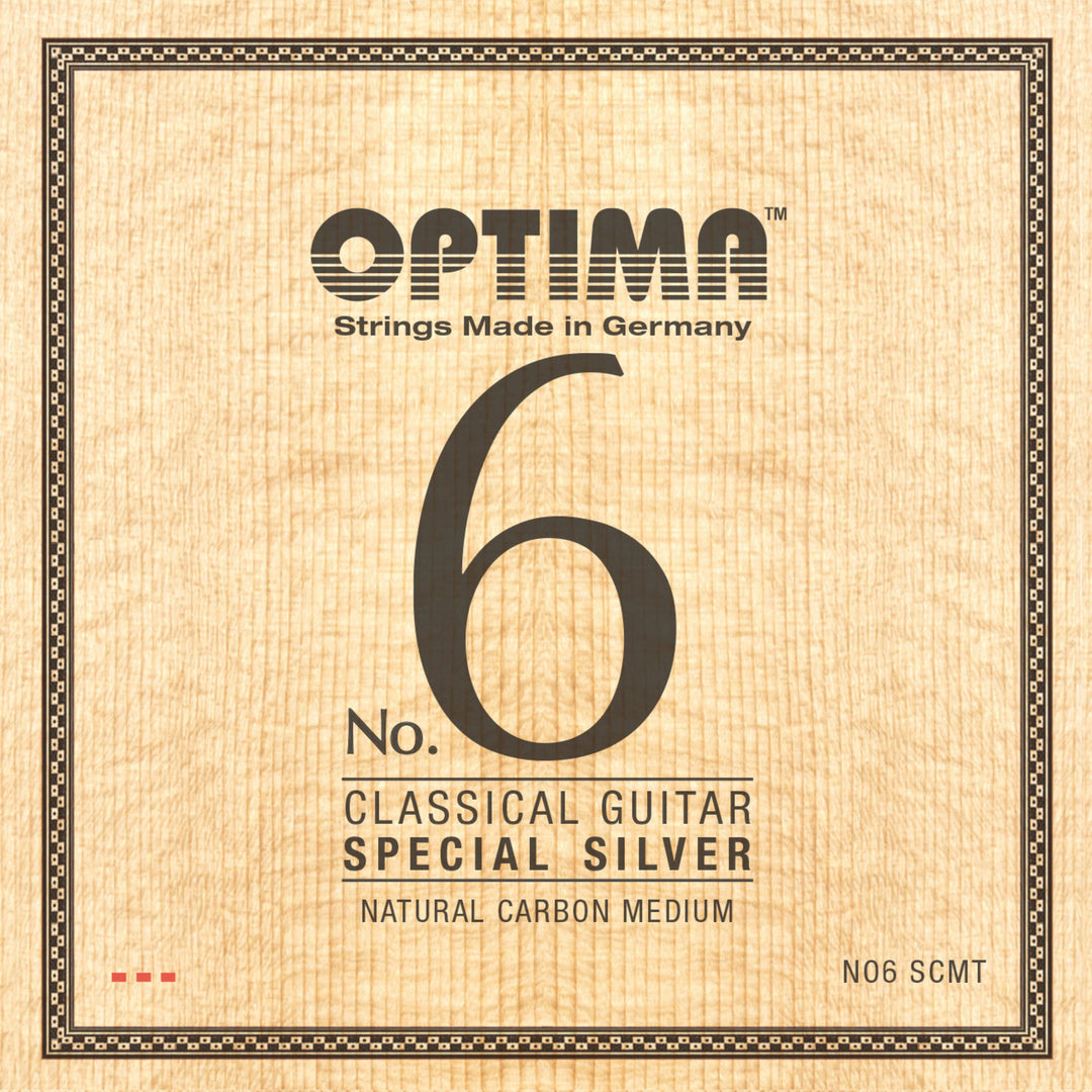 Optima Strings per chitarre classiche n. 6 Special Silver - set Carbon medium (NO6.SCMT)