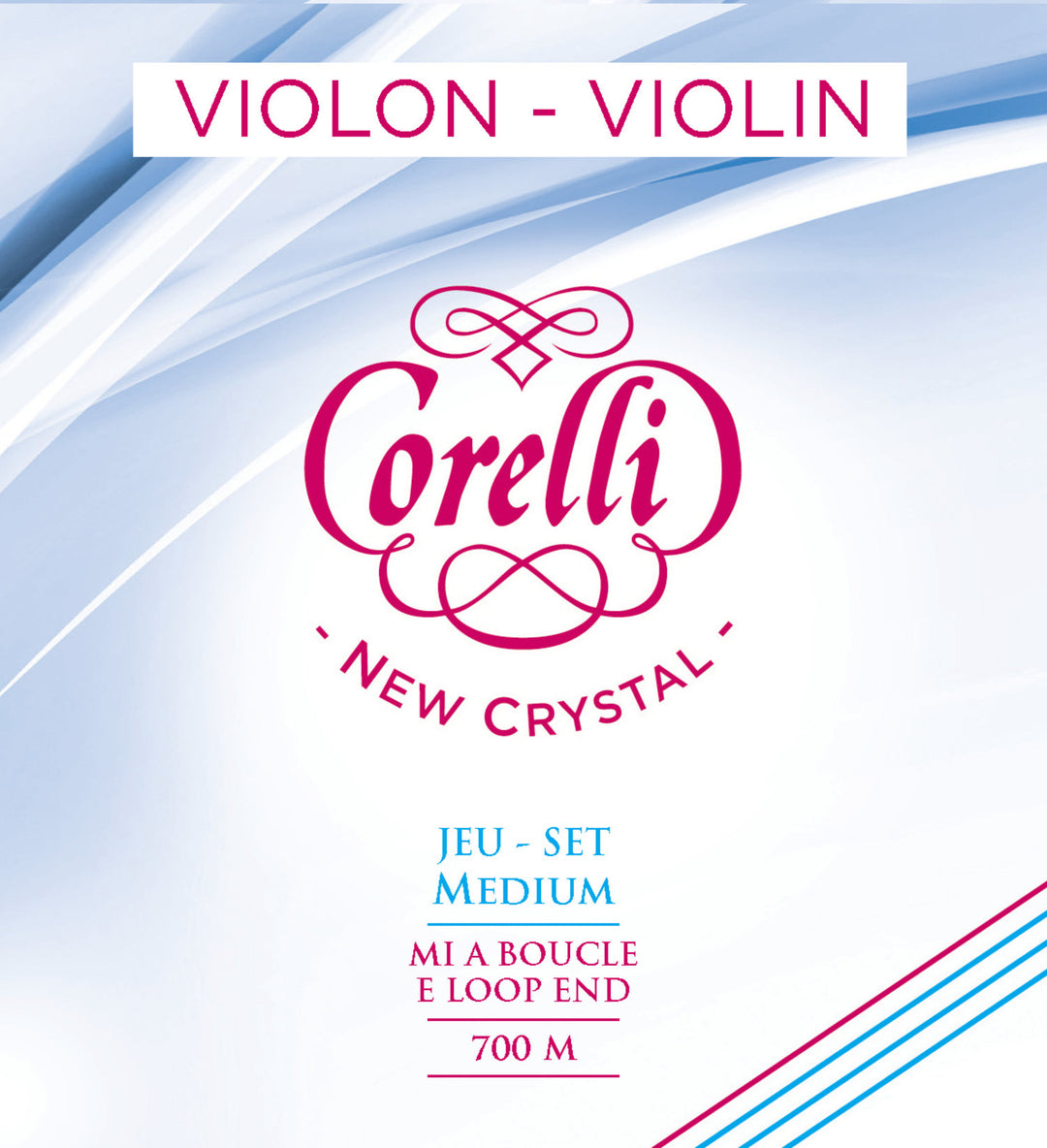 Corelli Corde per Violini New Crystal - Medium (700M)