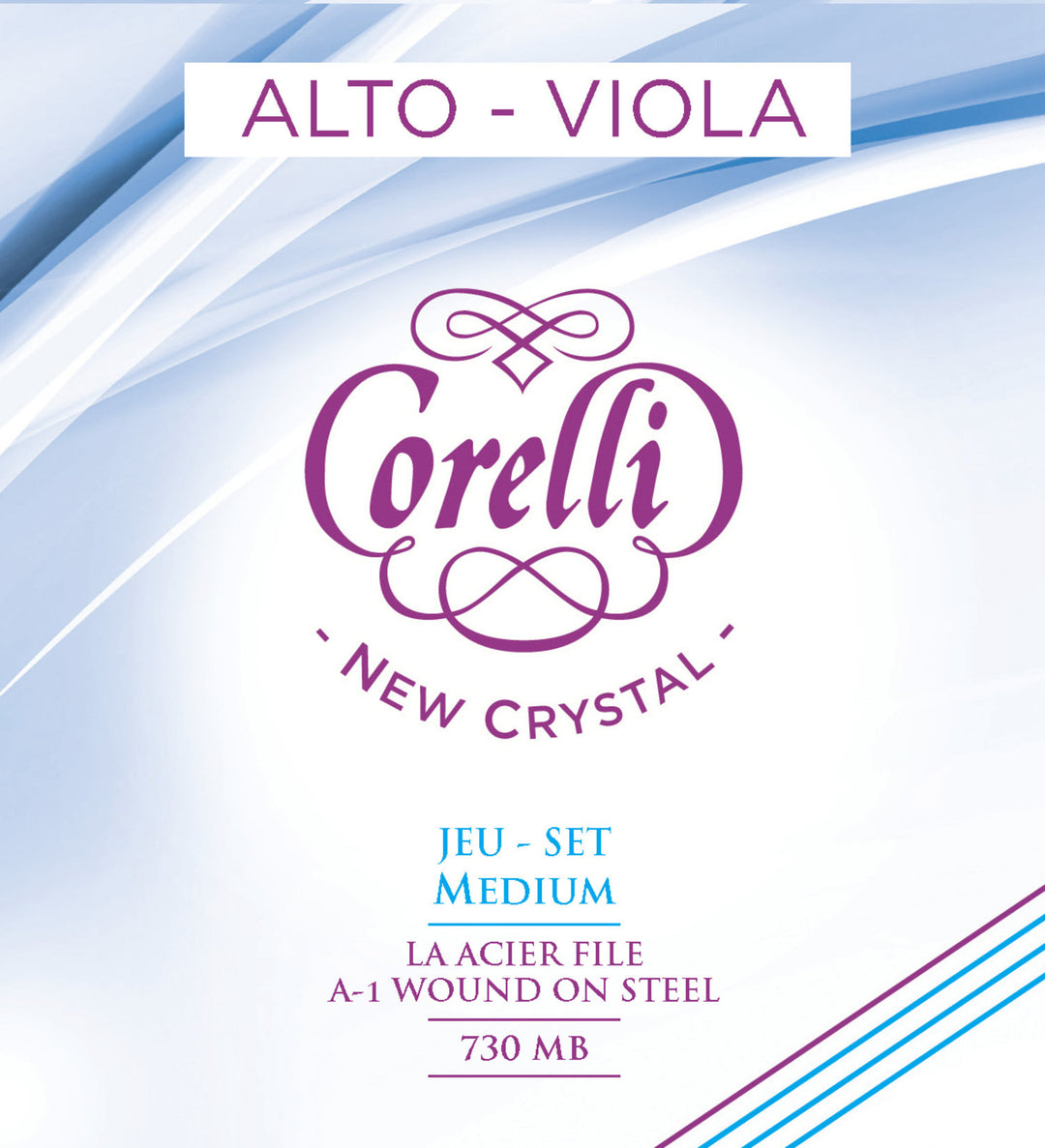 Corelli Corde per viola New Crystal - Medie (730MB)