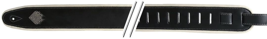 GEWA Cinghie per Chitarre F&S Comfort - Black/Crema