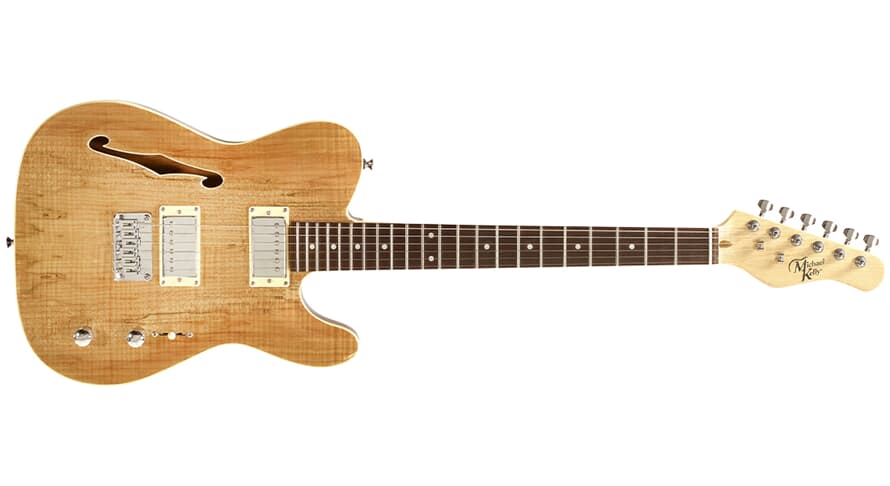 Michael Kelly 58 Thinline semi-hollow chitarra elettrica, Spalted Maple