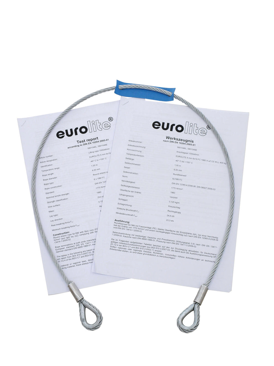 EUROLITE Safety Bond AG-35FB 6x1000mm fino a 35kg