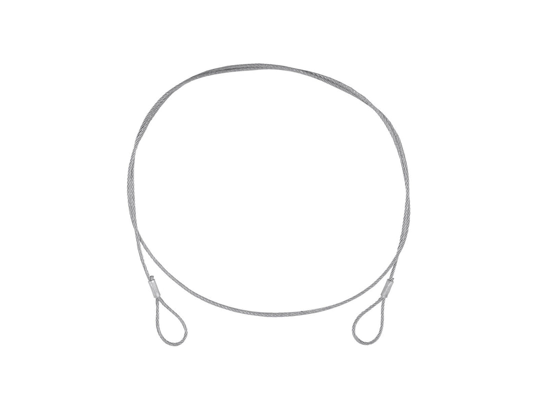EUROLITE Fune d'acciaio (SC) 900x3mm argento