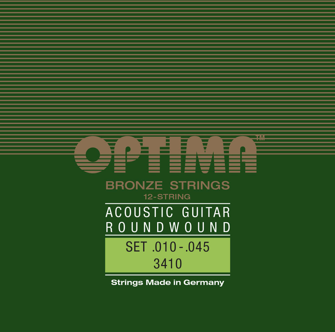 Optima Strings corde per Chitarre acustiche in bronzo - set da 12 corde (1727.12EL)