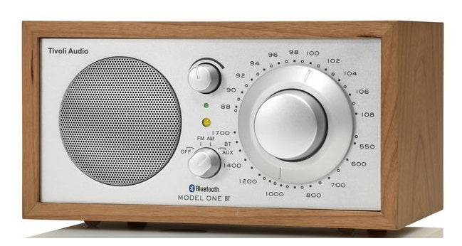 Tivoli Audio Model ONE BT Bluetooth Altoparlante (Ciliegio, Argento)