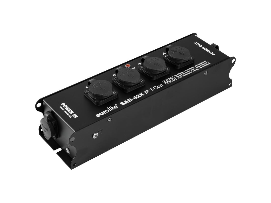 EUROLITE SAB-42X IP T-Con scatola di distribuzione dell'alimentazione