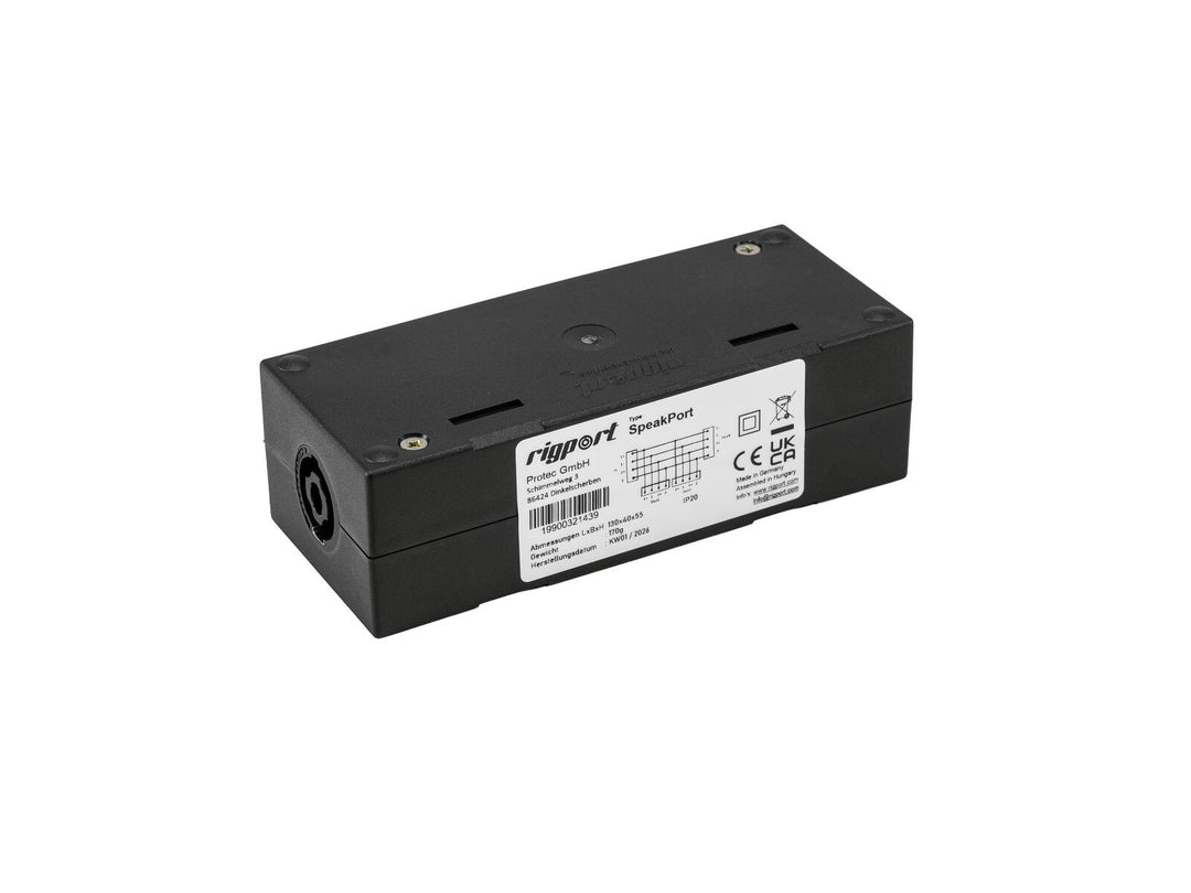 RIGPORT SPEAKPORT SPEAKON IN-OUT 2x SPEAKON SDOPPIATORE