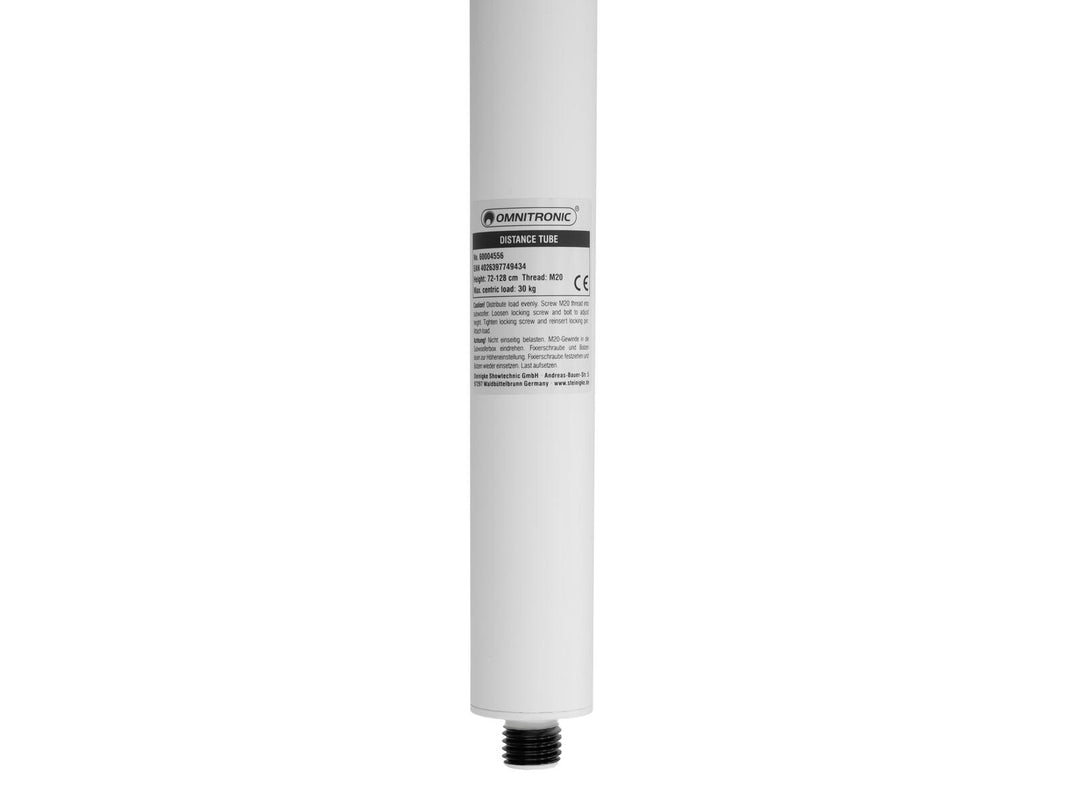 OMNITRONIC Distance Tube Subwoofer/Satellite bianco