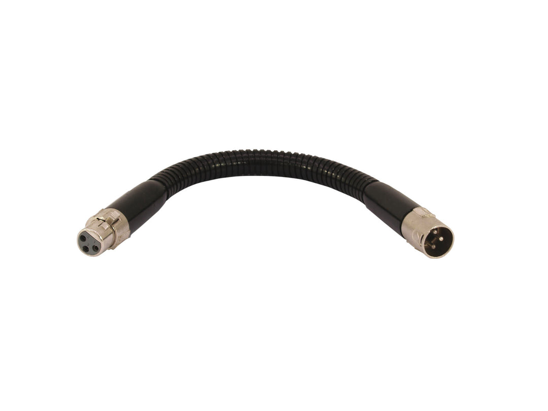 Collo di cigno OMNITRONIC Black XLR/XLR, 47cm