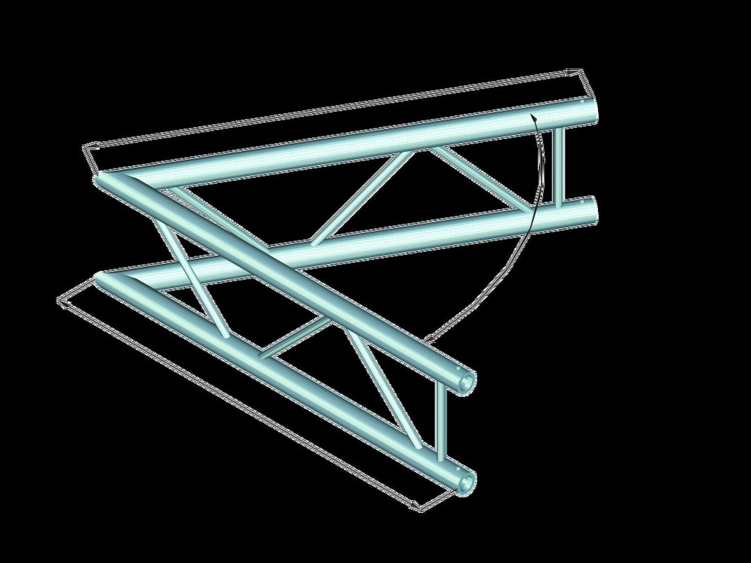 ALUTRUSS BILOCK BQ2-PAC20V Angolo a 2 vie 60°